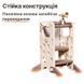 Детская башня помощник 6-в-1 Lumpurini Torre Montessori Pietro. Табурет-лестница, подставка для детей от 1 года на 2 ступени. С кольцекидом и кольцами, баскетбольным кольцом и мячом, телескопом YY24521 фото 3