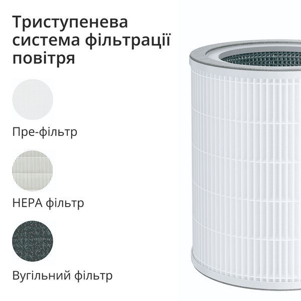 Очищувач повітря зі зволожувачем та УФ лампою Kadros ОЧП TR-8202 фото