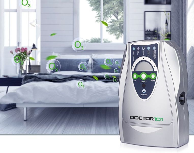 Потужний побутовий озонатор повітря, води та продуктів Doctor-101 Premium 3-в-1. Енциклопедія озонування у подарунок RF-1668 фото
