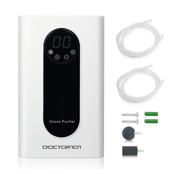 Потужний озонатор для повітря, води, продуктів Doctor-101 Catalina PLUS 2-в-1 із LED дисплеєм та таймером. Енциклопедія озонування у подарунок WT1200-1 фото