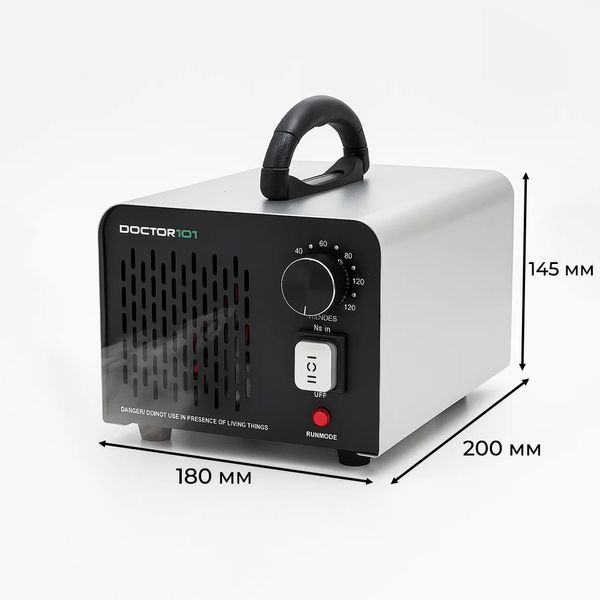 Промисловий озонатор повітря та води 2в1 Doctor-101 D40-A для великих приміщень. Генератор озону з високою продуктивністю 40 г/год HS-G02A фото