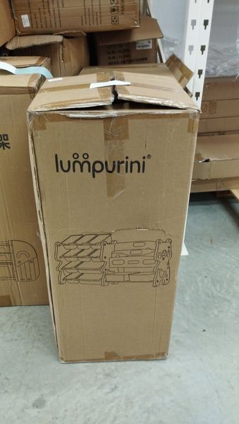 Органайзер для книг и игрушек Lumpurini Flavio Mio, 12 контейнеров, 2 яруса. Стеллаж-полка в детскую. Переоценка С-КС045b-sale фото